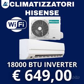 CLIMATIZZATORI HISENSE 18000 BTU INVERTER