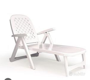 lettino sdraio  mare come nuovo pieghevole