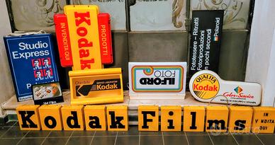Insegne luminose Polaroid Kodak Ilforfd 3M vintage