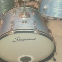  Slingerland 1961/67's in BLUE RIPPLE