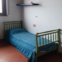 2 lettini laccati verde salvia