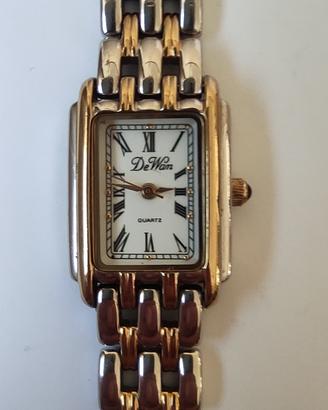 Orologio Donna De Wan Vintage Bicolore Quarzo scat