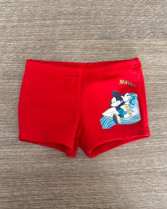 Costume 12 mesi neonato Disney rosso Mickey
