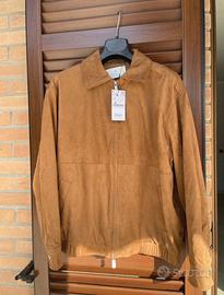 Giubbotto bomber finto camoscio Stradivarius
