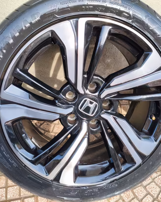 4 cerchi originali e gomme Honda Civic X