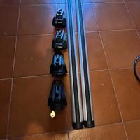 Thule Aero 127 barre alluminio e attacchi 757