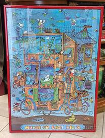 Mordillo Puzzle 1500 Pz EASY RIDER in cornice