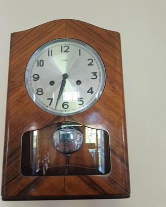orologio a pendolo da parete, originale Wehrle