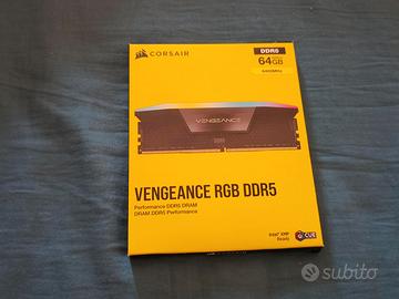 Vengeance RGB DDR5 64GB (2x32) 6400MT/s CL42