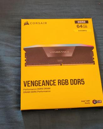 Vengeance RGB DDR5 64GB (2x32) 6400MT/s CL42