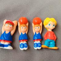 Lotto 4 sorprese Kinder Ferreo vintage 