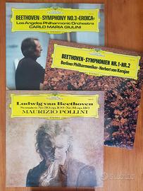 TRE dischi Vinile Deutsche Grammophon Beethoven