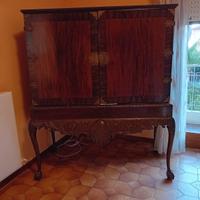 Mobile bar antico stile Chippendale primi ‘900