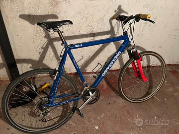 Bicicletta Cannondale con ammortizzatore anteriore