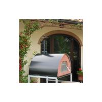 Forno a legna per pizza da giardino 70x70 Nero