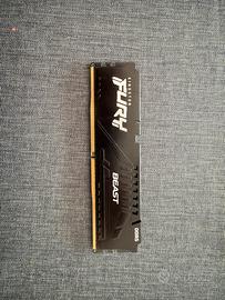 Ram DDR5 5200 mhz kingstone furry beast