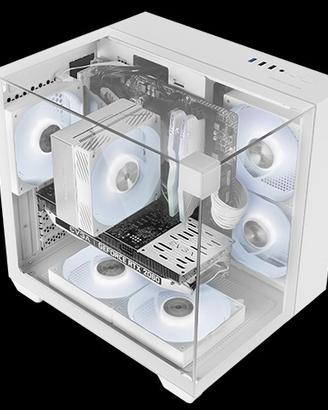 case pc gaming Mars gaming RGB micro atx 