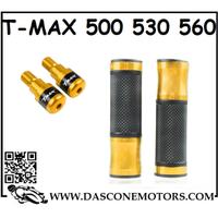 COPPIA MANOPOLE E BILANCERI CON SCRITTA TMAX ORO