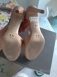 Scarpe Originali Nero Giardini colore cipria