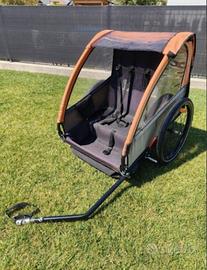 Rimorchio bici per bambini