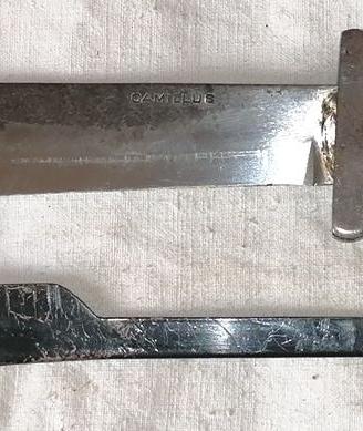 Vecchio attrezzo per pulizia boscaglia