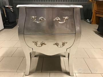 Comodini foglia d' argento