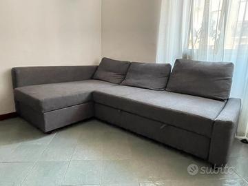 IKEA FRIHETEN Divano letto angolare/contenitore