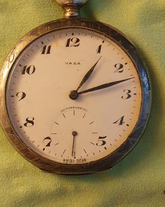 orologio tasca argento Vasa