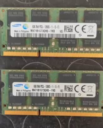 kit RAM Samsung 16GB (2x8GB)DDR3L 1600MHz so-dimm