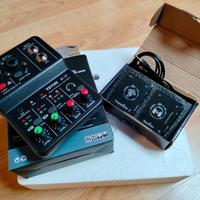 Mixer 2 canali con monitor in ear