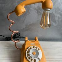 Lampada telefono ocra
