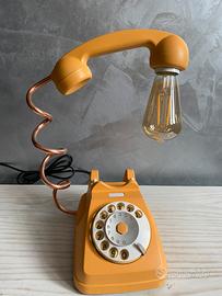 Lampada telefono ocra