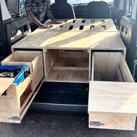 Camping box mini camper da auto con cassetti Dobló