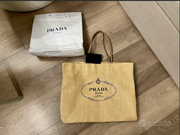 PRADAesclusivaBORSAlargeSPIAGGIArafiaNUOVAideaREGA