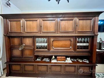 Mobile da parete anni 70 / libreria / credenza