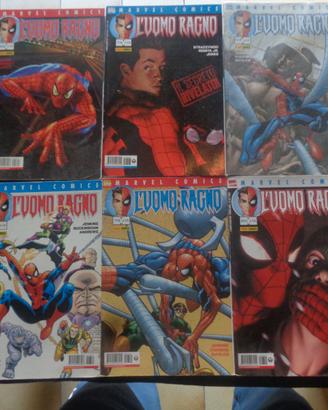 L'UOMO RAGNO  di 6 pezzi-PANINI COMICS MARVEL [F2]