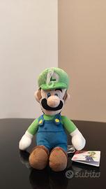 Peluche Luigi Super Mario originale con eti