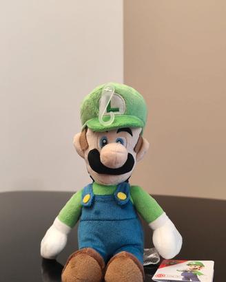 Peluche Luigi Super Mario originale con eti