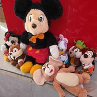 Lotto peluche disney vintage topolino anni 80 ecc
