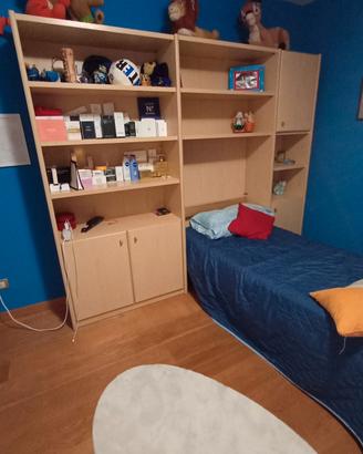 Camera da letto bambino con due letti 