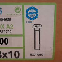 viti inox iso 7380 A2 MA 8x10