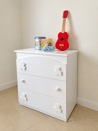 Cassettiera Fasciatoio per bambini