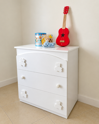 Cassettiera Fasciatoio per bambini