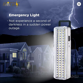 lampada emergenza 230Vac 5Vdc Micro-usb portatile