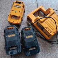  batterie con carica batterie per trapano DEWALT