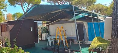 Struttura in ferro completa telo e pali