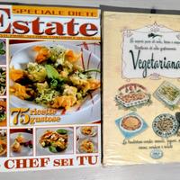 N. 17 libro e riviste cucina VERDURE - VEGETARIANA