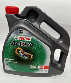 castrol olio motore moto e scooter 4T 10W40 - 4 L