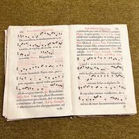 Grande antifonario antico stampa 1700