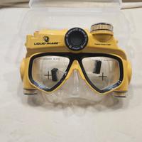 maschera con fotocamera e videocamera integrata